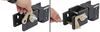 Lock N Roll Adjustable Trailer Coupler,A-Frame Trailer Coupler,Straight Tongue Trailer Coupler - 336VS503