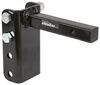 adjustable trailer coupler lock n roll 3-position channel bracket for 1-1/4 inch hitch receivers - 2 500 lbs