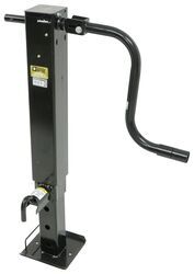 Buyers Products Heavy-Duty 4" Square Jack w/Front Pin Drop Leg - Sidewind - 26" Lift - 12K - 3370091415H