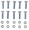 western plow parts cutting edge replacement mounting bolts for snow edges - 2 inch long qty 10
