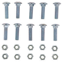 Replacement Mounting Bolts for Western Snow Plow Cutting Edges - 2" Long - Qty 10 - 3371301061