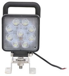 LED Flood Light with Handle and Switch - 1,710 Lumens - Black Aluminum - Clear Lens - 12V/24V