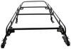 truck bed fixed rack buyers products over-the-cab ladder w/ rear window guard - black steel 1 000 lbs