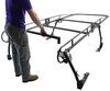 truck bed over the cab buyers products over-the-cab ladder rack w/ rear window guard - black steel 1 000 lbs
