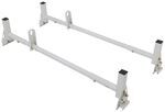 Buyers Products Van Ladder Rack - 2 Bar - Steel - White - 600 lbs                                   