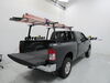 2022 ram 3500  truck bed fixed height buyers products ladder rack w/ load stops - black aluminum 800 lbs