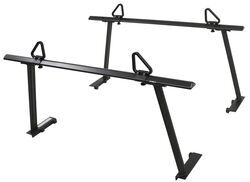 Buyers Products Truck Bed Ladder Rack w/ Load Stops - Black Aluminum - 800 lbs                      