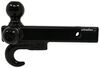 Buyers Products Tri-Ball Hitch - Tubular Shank with Black Balls And Recovery Hook Ball Mount Hitch,Tow Hook 3371802208