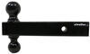 fixed ball mount 10000 lbs gtw class iv buyers products double-ball hitch - solid shank with black balls