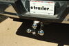 0  fixed ball mount 1-7/8 inch 2 2-5/16 three balls buyers products tri-ball hitch solid shank with pintle hook and chrome