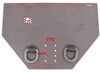 hitch plate buyers products weld-on pintle - 34-1/2 inch wide x 25-1/2 tall
