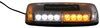 light bar 12v plug led mini strobe - magnetic mount 10 flash patterns rectangular amber and white leds