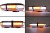 light bar 1 flash pattern led mini strobe - magnetic mount rectangular amber and white leds
