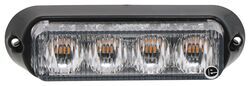 LED Mini Strobe Light - Surface Mount - 19 Flash Patterns - Amber LEDs