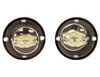 Hidden LED Strobe Light Kit w/ In-Line Flashers - Bolt-On - 19 Flash Patterns - White - Qty 2 Inside Headlight,Inside Tail Light 3378891215