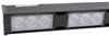 light bar 22 flash patterns led traffic advisor - amber leds clear lens 37 inch long