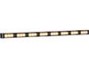 light bar wired led traffic advisor - 22 flash patterns amber leds clear lens 47 inch long