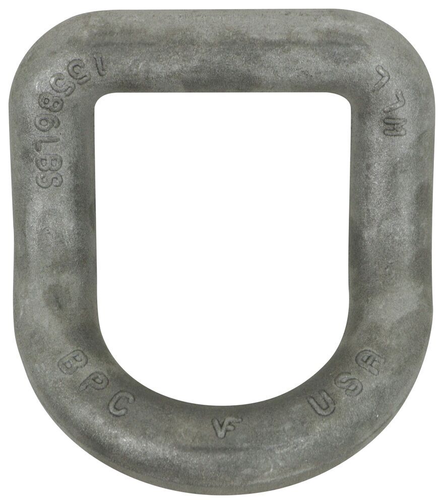 1 Inch Angled Forged D-Rings, Weld-On Bracket