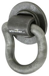 Buyers Products 1" Forged 360 Rotating 55 Angled D-Ring With Weld-On Mounting Bracket - 337B52