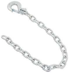 Buyers Products 3/8" x 35" Class 4 Trailer Safety Chain w/ 1 Clevis Hook - 43 Proof