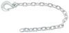 Buyers Products 3/8" x 35" Class 4 Trailer Safety Chain w/ 1 Clevis Hook - 43 Proof Single Chain 337BSC3835
