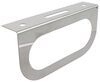 trailer lights vehicle 1 oval hole mounting bracket for 6-1/2 inch tail light - stainless steel