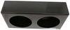 Buyers Products Tail Light Mounting Box - (2) 4" Round Hole - Black Powder Coated Steel Mounting Hardware 337LB6123