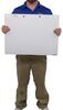 Truck Mud Flaps - White Polymer - 24" Wide x 18" Tall - Qty 2 24 Inch Wide 337RC18PPW