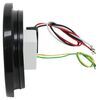 round wired led strobe light - recessed mount quad flash amber lens 12v/24v
