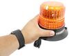 Incandescent Beacon Light - Magnetic Mount - Amber Lens - 12V/24V 12V Plug 337SL650A