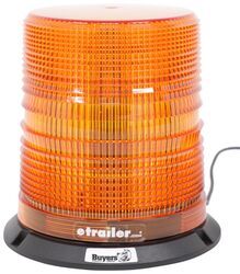 Tall LED Beacon Light - Magnetic Mount - 10 Flash Patterns - Amber Lens
