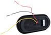 buyers products emergency vehicle lights strobe light wired led - recessed mount 9 flash pattern amber and white leds clear lens