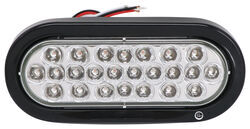 LED Strobe Light - Recessed Mount - Quad Flash - Amber LEDs - Clear Lens - 337SL66CA