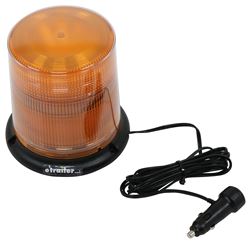 Tall LED Beacon Light - Magnetic Mount - 12 Flash Patterns - Amber Lens - 337SL695A