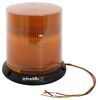 Tall LED Beacon Light - Surface Mount - 12 Flash Patterns - Amber Lens Beacon 337SL696A
