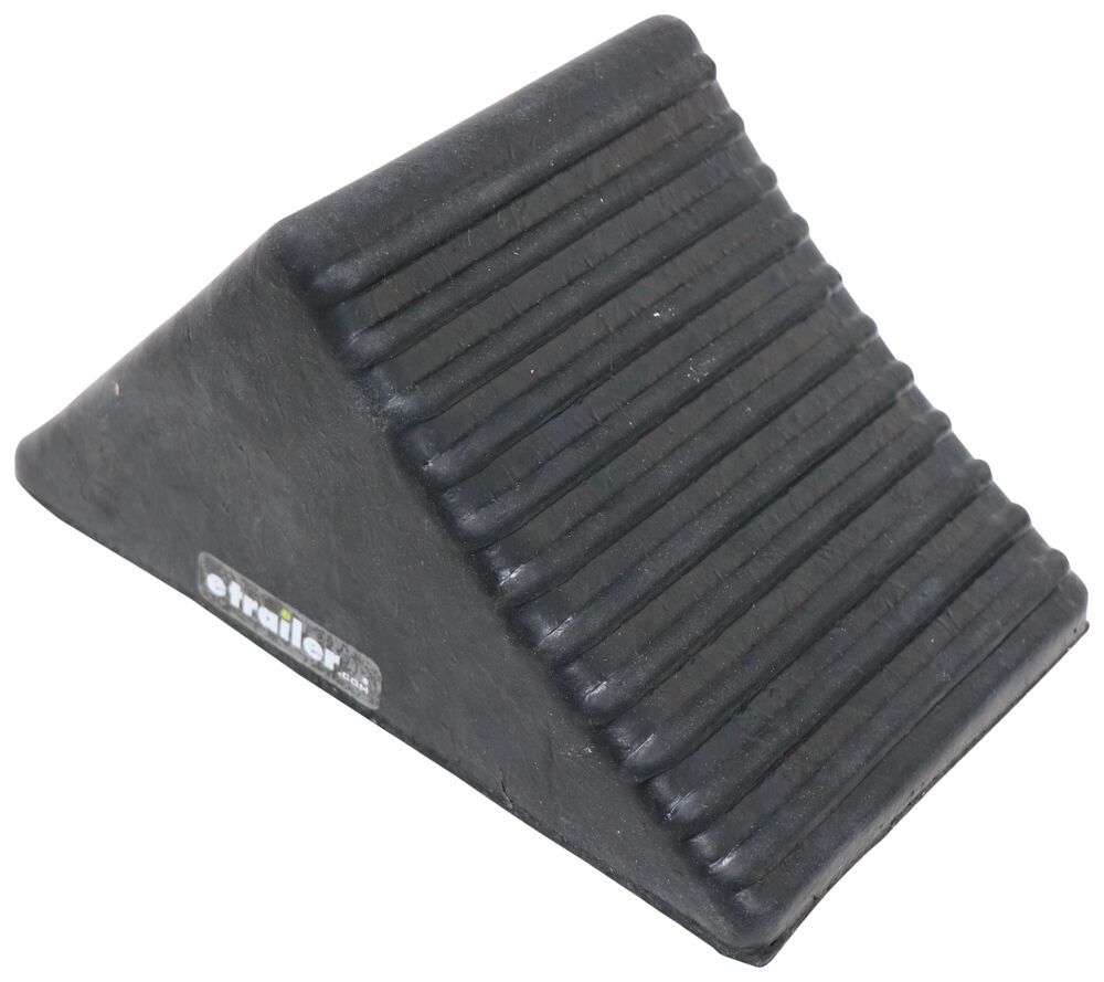 Buyers Products 5" Wheel Chock - Black Rubber - Qty 1 - 337WC1467A