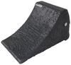 wheel chock plastic buyers products 7 inch - black recycled polyurethane qty 1