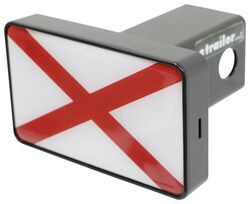 Alabama State Flag Hitch Cover for 2" Hitches - Interchangeable Faceplate