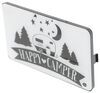 Happy Camper Faceplate for Bright Hitch Trailer Hitch Cover