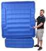 truck bed and tailgate mattress integrated pump - rechargeable battery airbedz air w/ 67 inch long blue 5-1/2'