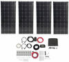 roof mounted solar kit rigid panels go power ae-4 all electric system with mppt controller - 800 watt