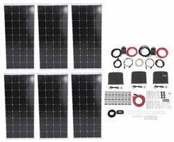 Go Power Solar AE-6 All Electric System with 2 MPPT Solar Controllers - 1,200 Watt Solar Panels - 342-75011