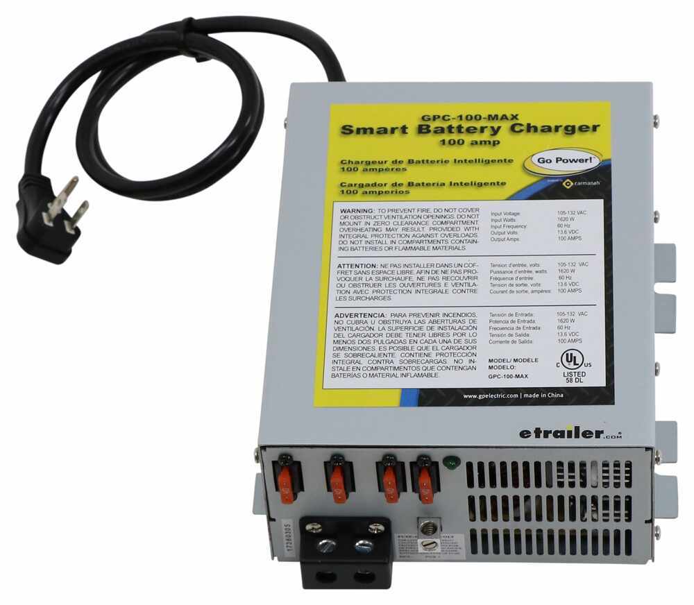rv power converter charger output