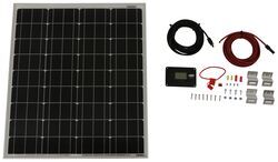 Go Power Eco Solar Charging System with Digital Solar Controller - 80 Watt Solar Panel              