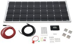 Go Power Retreat Solar Charging System with Digital Solar Controller - 100 Watt Solar Panel - 34272635