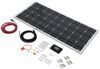 roof mounted solar kit rigid panels go power retreat charging system with digital controller - 100 watt panel