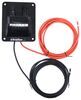 rv solar panels go power cable entry plate with red and black sc4 cables - 10' long
