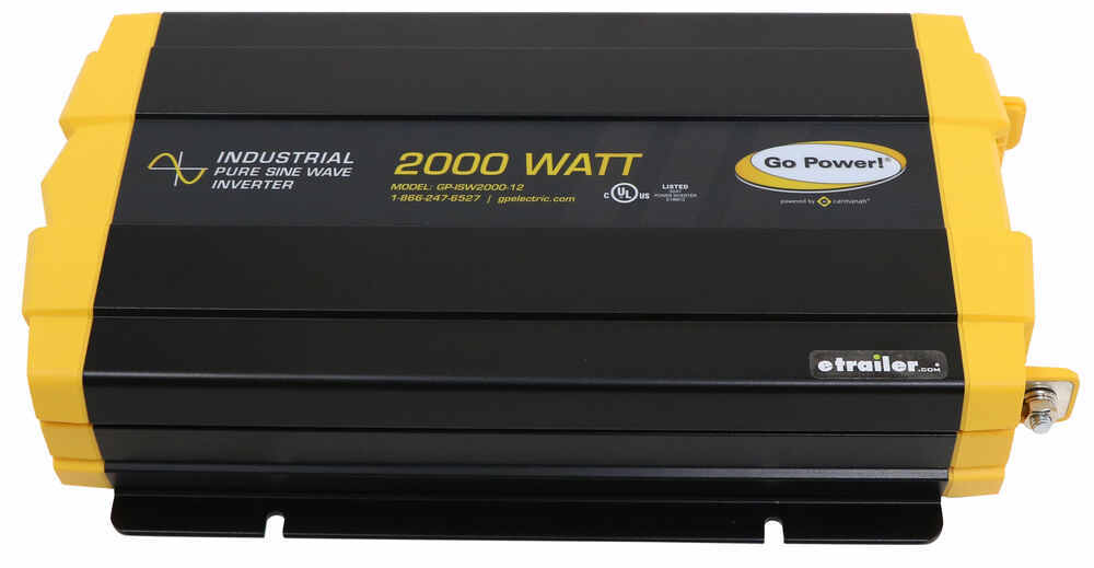 Go Power 2000W Industrial Pure Sine Wave Inverter - RackUp+Go