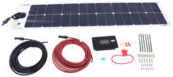 Go Power Solar Flex Charging System with Digital Solar Controller - 55 Watt Solar Panel