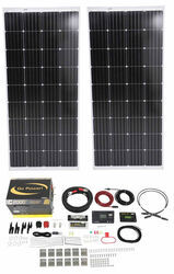 Go Power Solar Elite Charging System - 400 Watt Solar Panels - 2,000 Watt Inverter Charger - 34282184